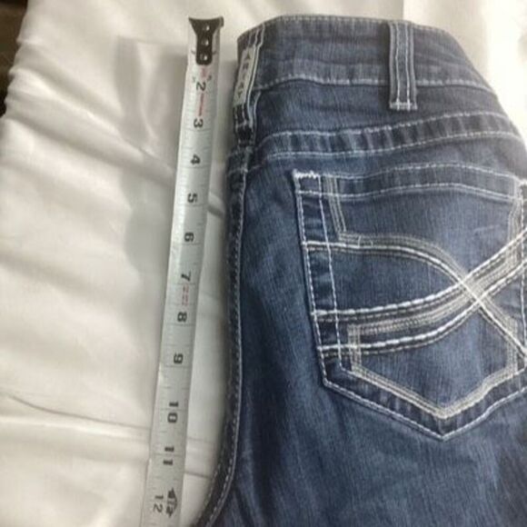 Ariat Real Denim Women’s Jeans Sz 30x34 Stretch Straight Western Cowgirl - Picture 8 of 8